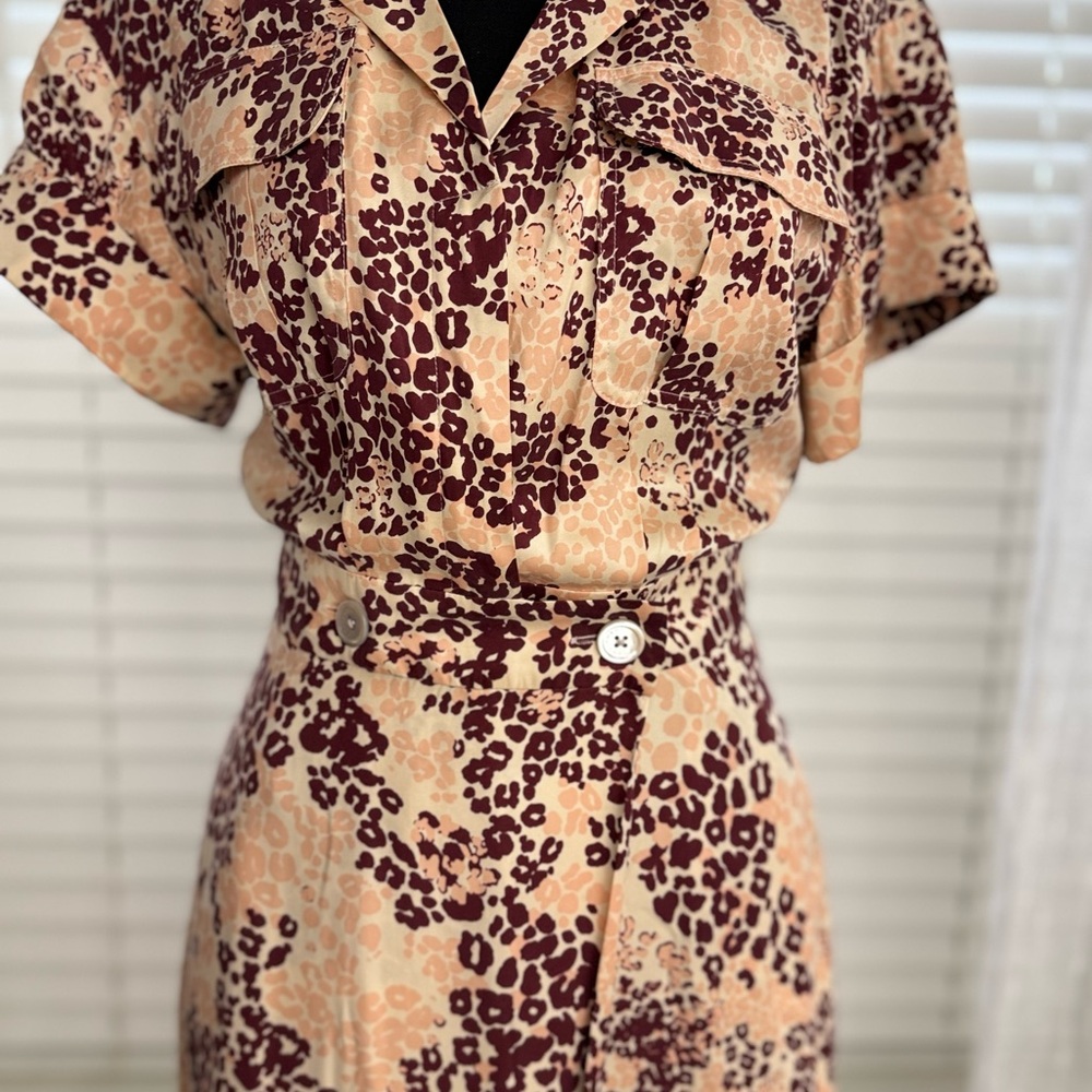 EQUIPMENT FEMME ~ Floral Print Midi Dress - Picture 3 of 9